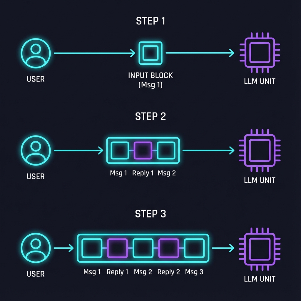 Context Accumulation Diagram